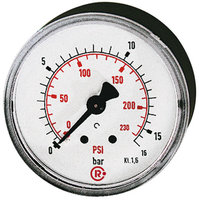 Manometer waagerecht (KU/Ms), 40mm, 0 - 4 bar, G 1/8\"