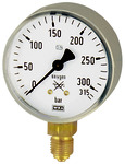 Manometer (Acetyl.) 63 mm / 0-40 bar