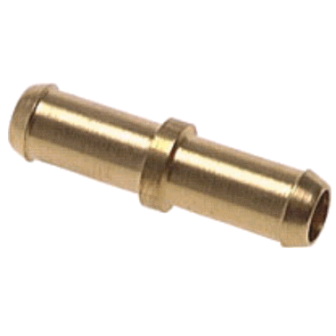 Gerader Steckanschluss 6mm-6mm innen, Messing