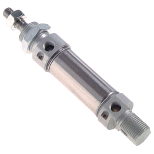 ISO 6432-Zylinder, doppeltwirkend, Kolben  25 mm,Hub 200mm
